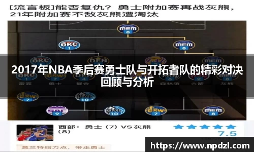 2017年NBA季后赛勇士队与开拓者队的精彩对决回顾与分析